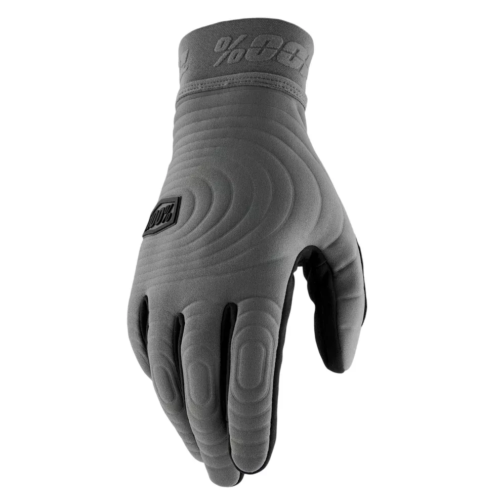 100% Brisker Xtreme Glove - Charcoal