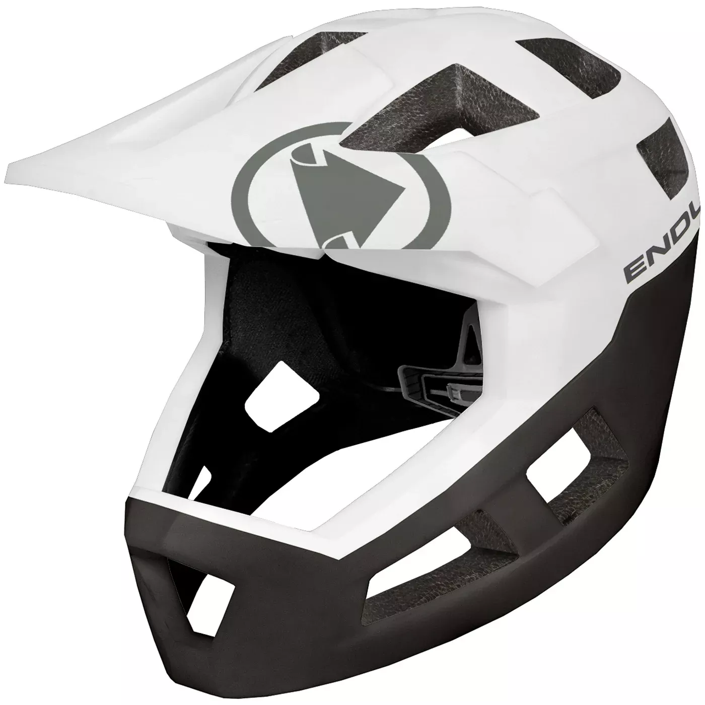 Casco Endura SingleTrack Full Face Mips - Bianco