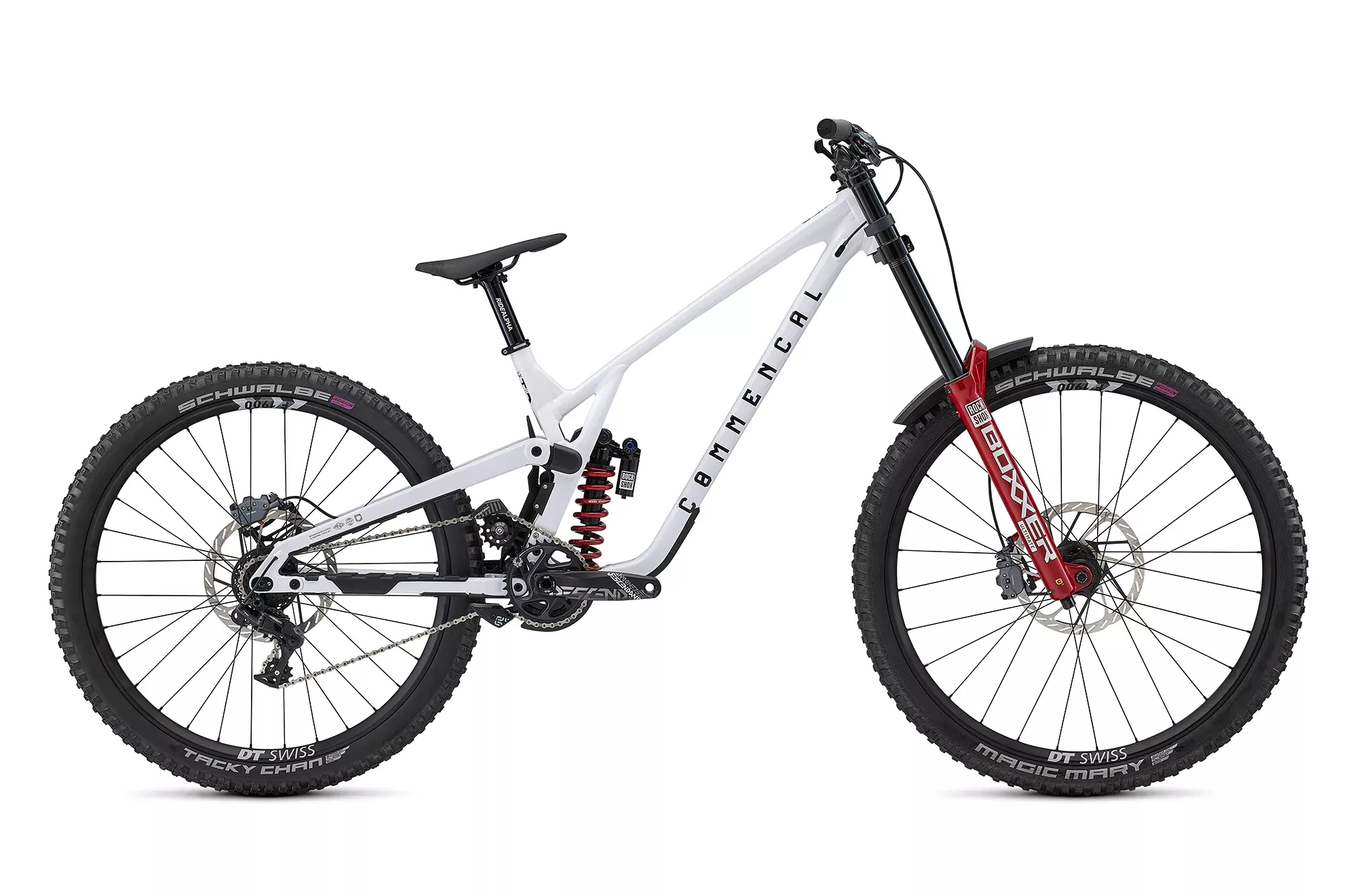 Commencal Supreme DH V5 MX - RockShox - Pure White