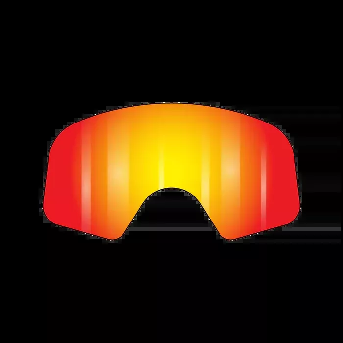 Fasthouse VonZipper Beefy Spare Lexan Goggle Lens - Clear Chrome Orange