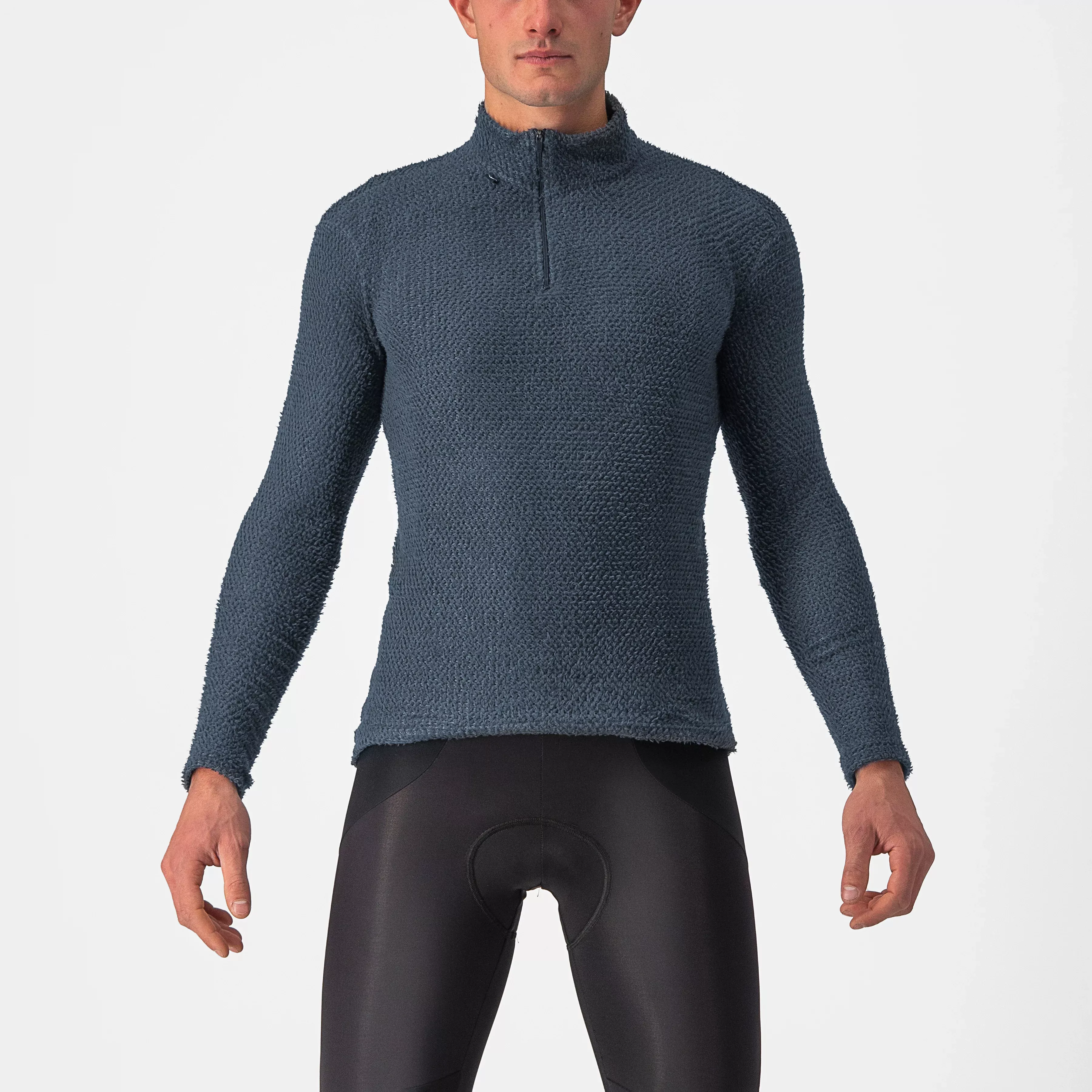 Maglia intima maniche lunghe Castelli Cold Days 2nd Layer - Blu