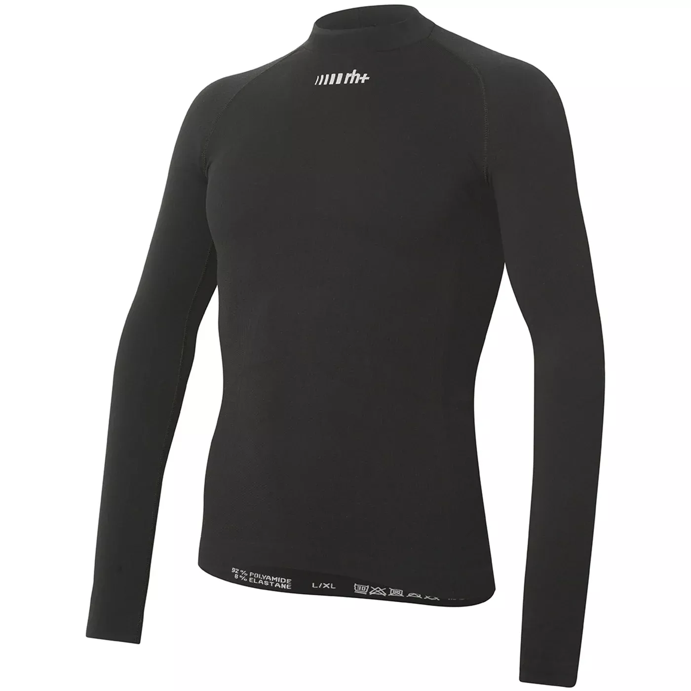 Maglia intima maniche lunghe Rh+ Seamless - Nero