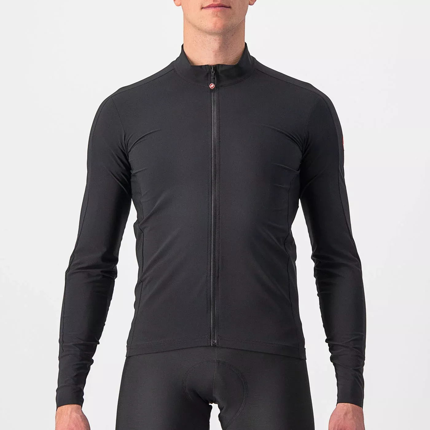 Maglia maniche lunghe Castelli Flight Air - Nero