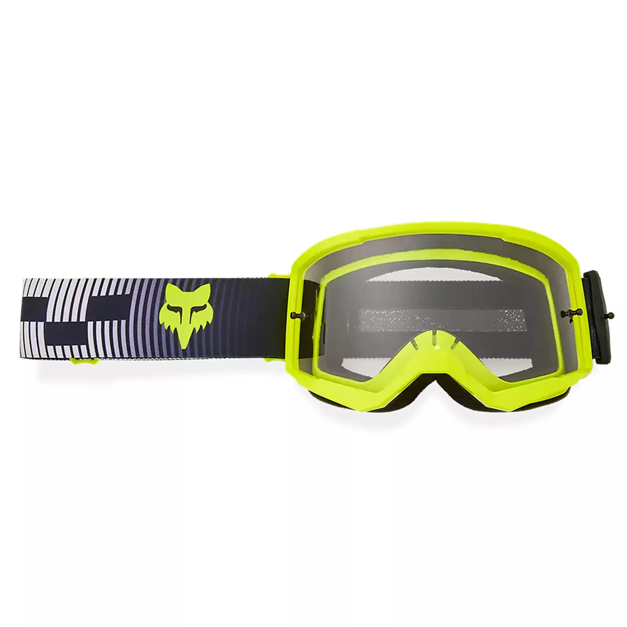 Maschera Fox Main Collect Mirrored - Grigio Giallo