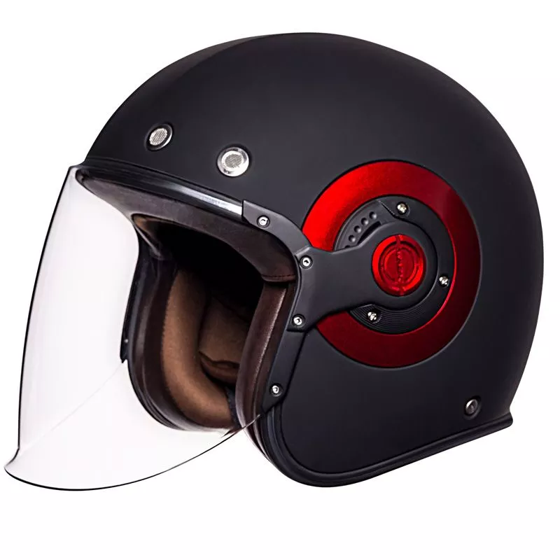 SMK Retro Jet Solid 3/4 Helmet