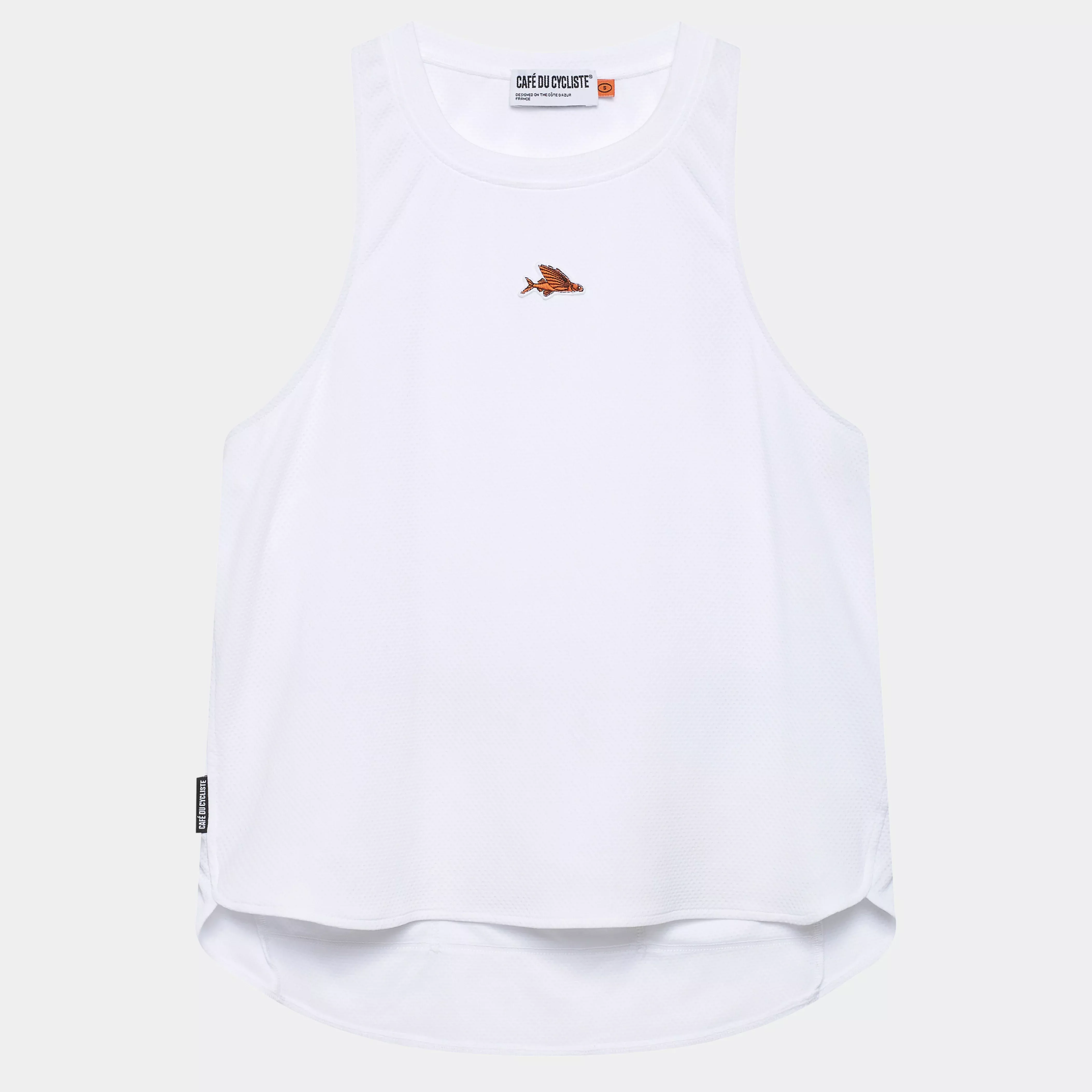 Top donna Cafe du Cycliste Julia - Bianco