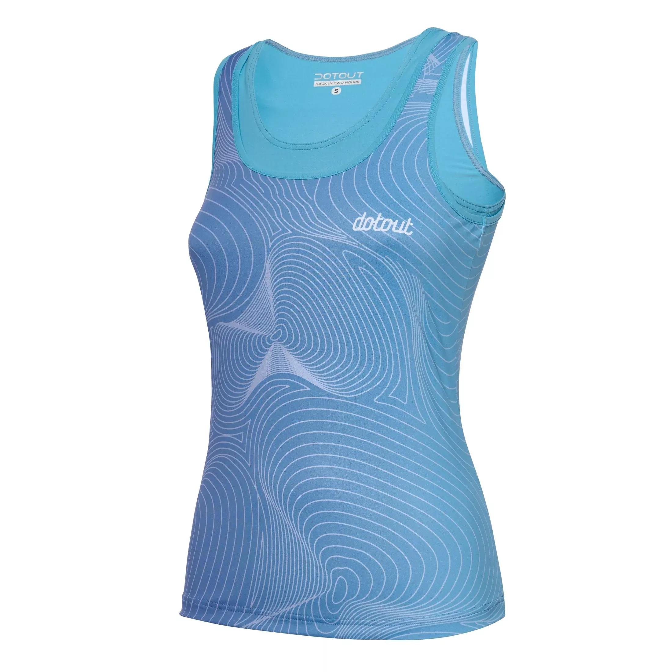 Top Dotout Donna Wave - Azzurro