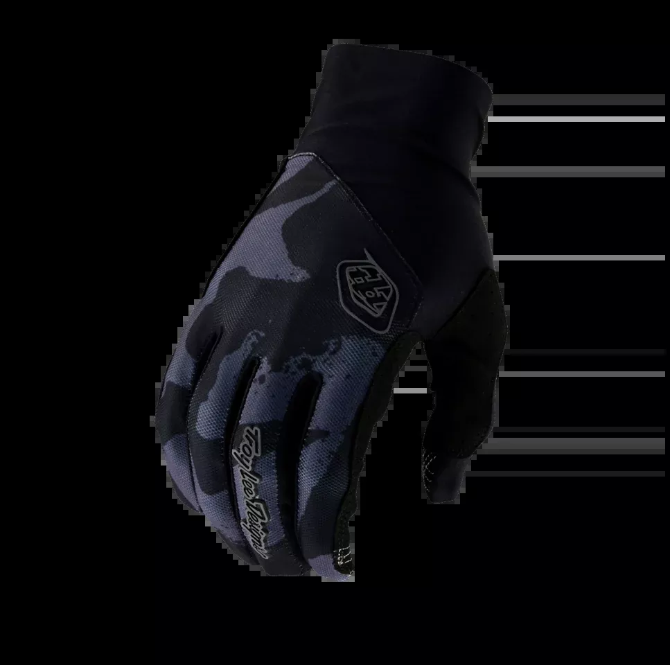 Troy Lee Designs Flowline MTB Glove - Camo - Black